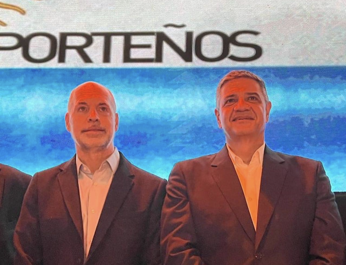 Jorge Macri with Horacio Rodríguez Larreta