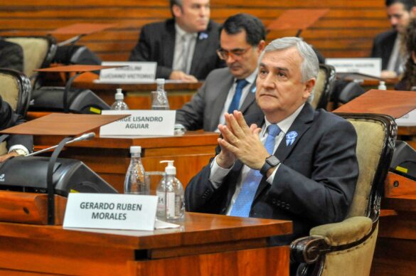 Jujuy Governor Gerardo Morales. Credit Télam