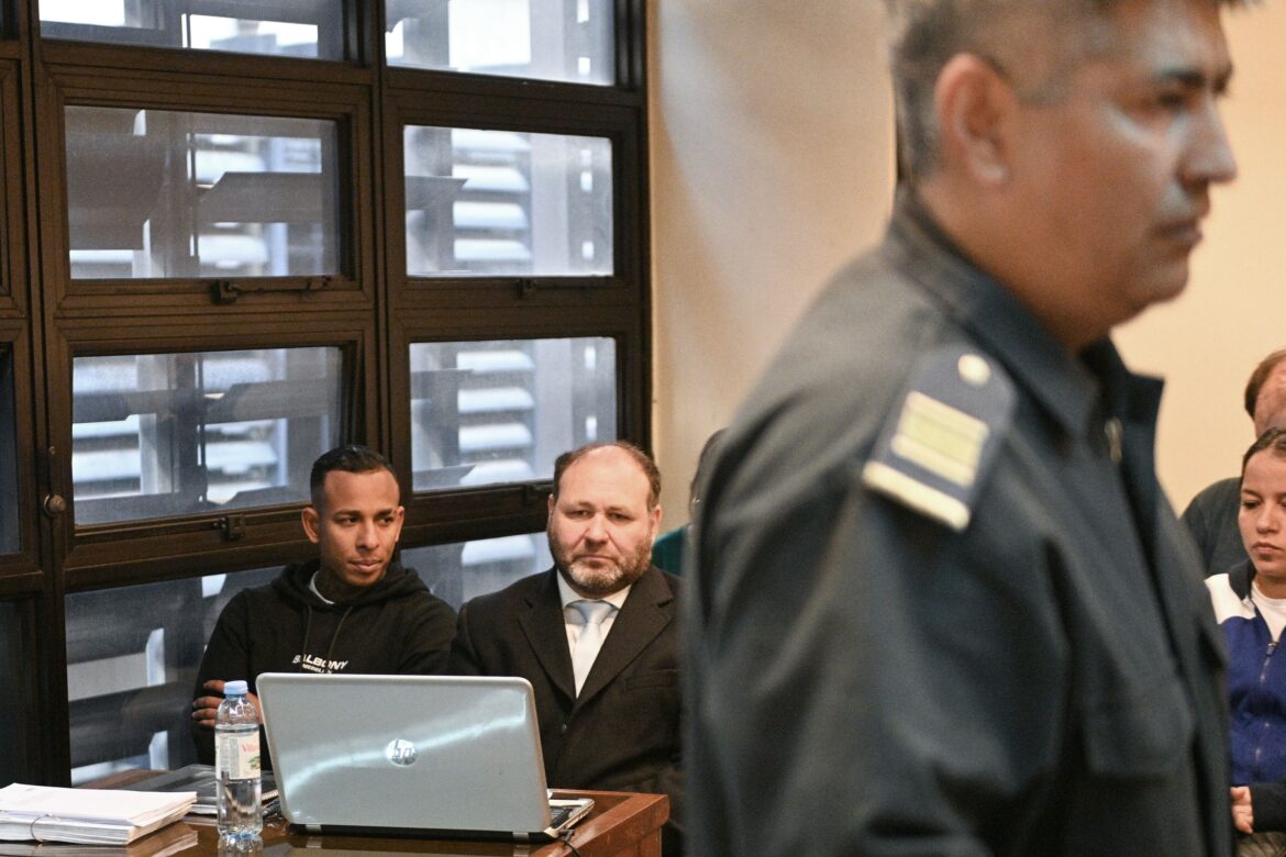 Sebastián Villa was convicted of gender-based violence. Credit: Télam
