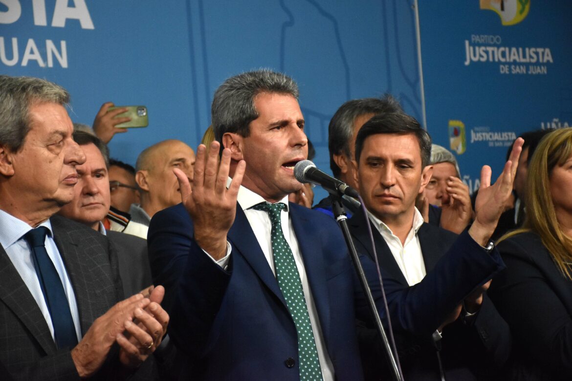 San Juan governor, Sergio Uñac. Credit: Télam
