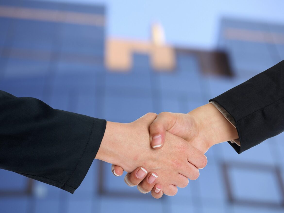 Business deal handshake. Source: Pixabay