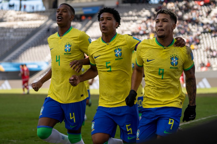 Brazil's U-20 Men's Football team. Credit: Lesley Ribeiro/CBF