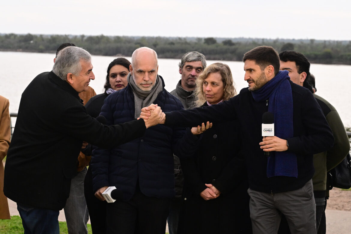 Horacio Rodríguez Larreta unveiled his security proposals in Rosario. Credit: Télam