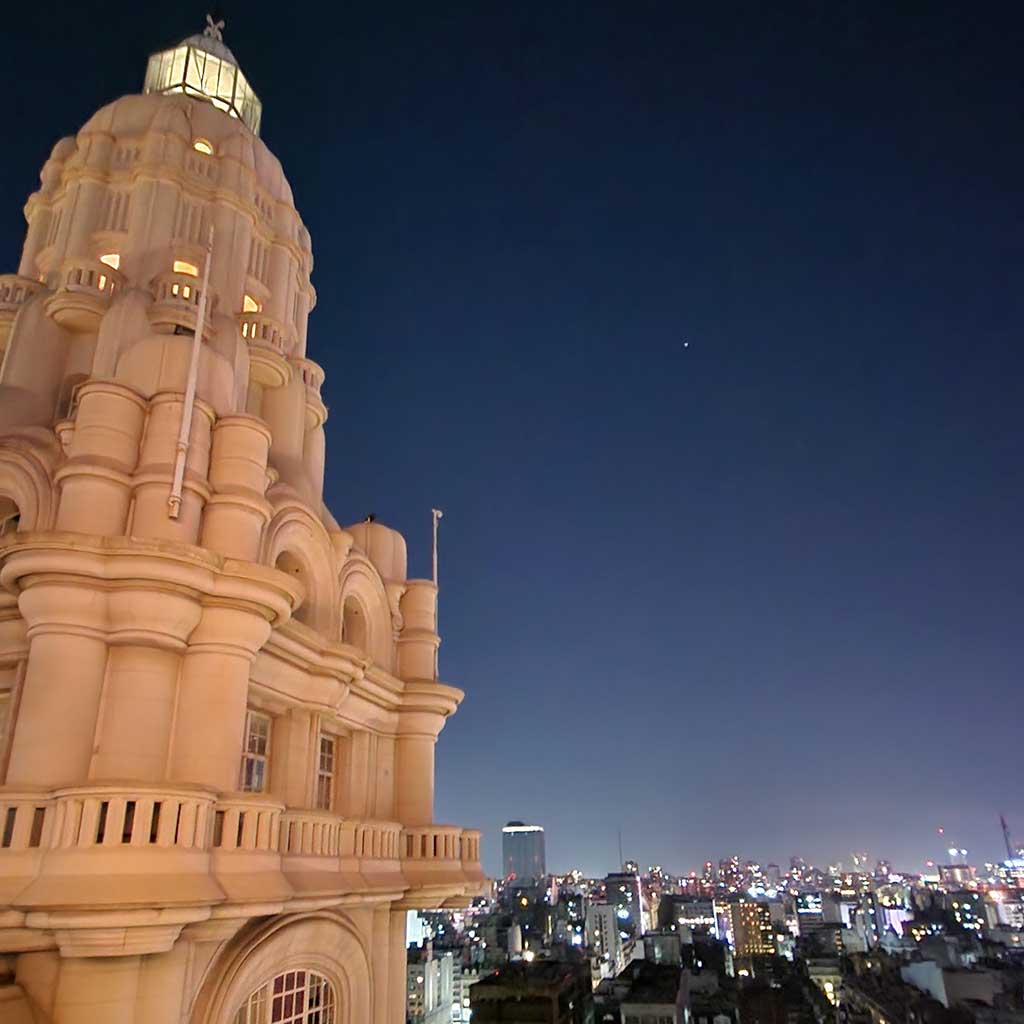 The top of Palacio Barolo. Credit: Palacio Barolo tours