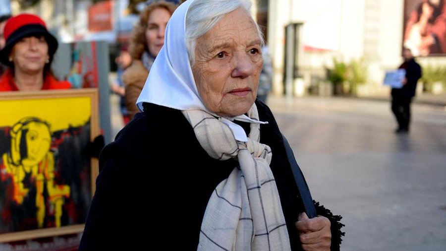 Human rights activist Nelly Tacchi died age 93. Credit: Grandmothers of Plaza de Mayo Twitter