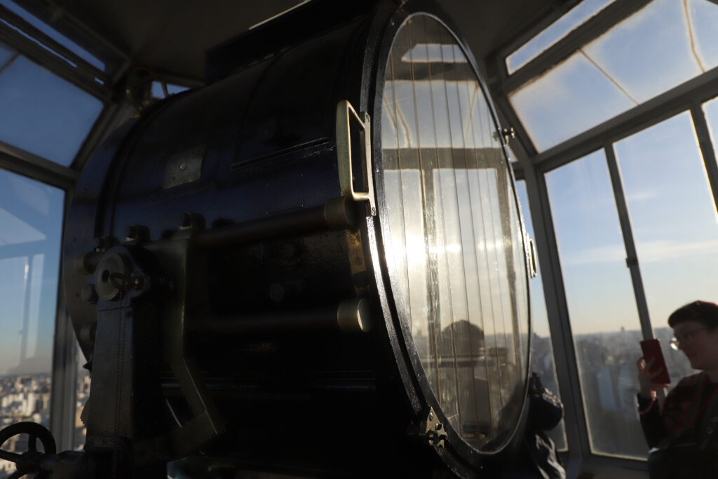 The beacon in the lighthouse at the top of Palacio Barolo. Credit: Mariano Fuchila