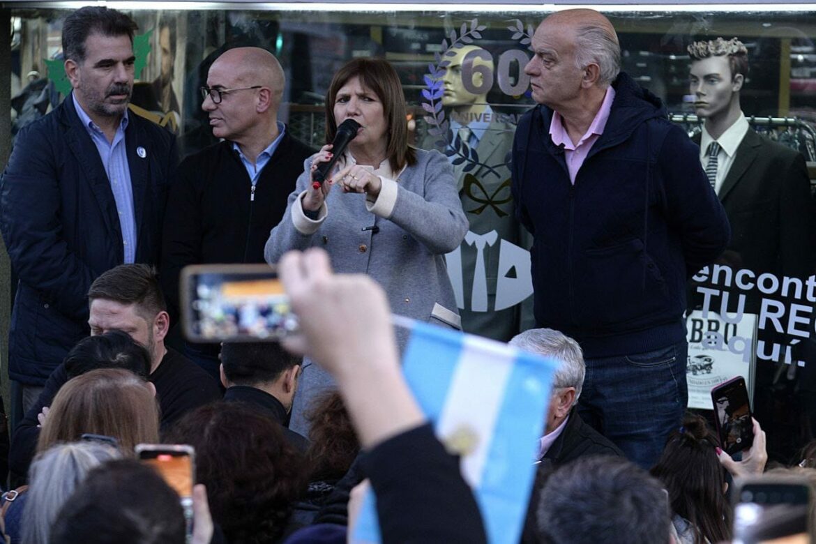 Patricia Bullrich campaigns, July 2023. Source: Bullrich press team