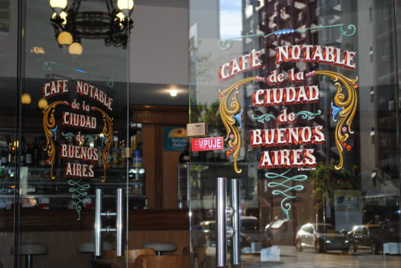 Notable Bars and Cafes. Credit: Buenos Aires city government