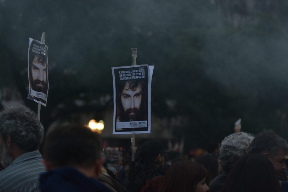 Santiago Maldonado march. Credit: Wikipedia
