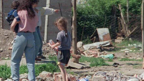 Child poverty in Argentina. Photo: Télam