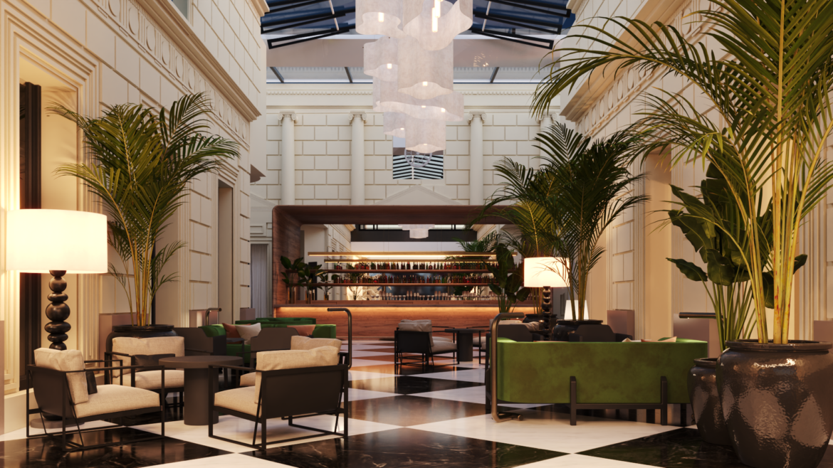 Casa Lucía hotel's lobby. A luxury five-star hotel in Buenos Aires. Source: provided by Casa Lucía
