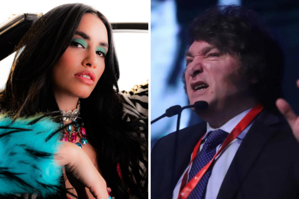 Lali Espósito and Javier Milei