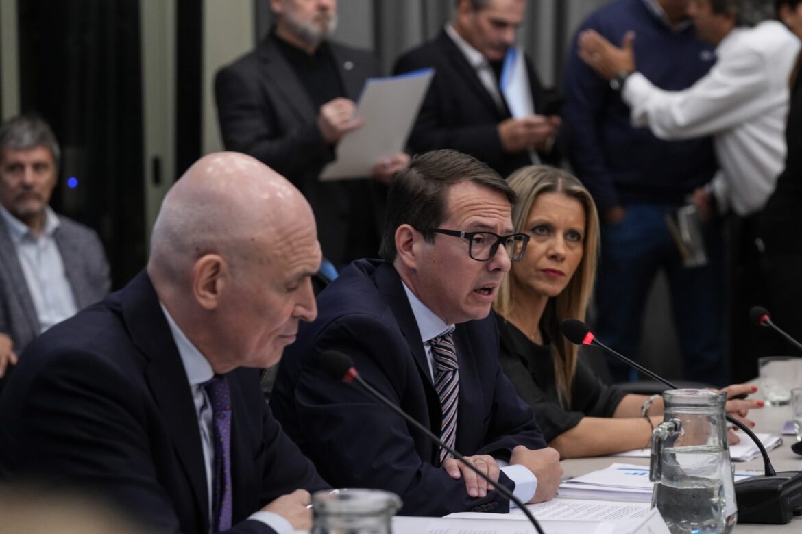 Commissions debate Milei's new fiscal reform package. Source: Congress press