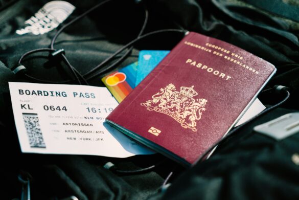 A passport, boarding pass, and credit cards. Source: Cardmapr via Unsplash