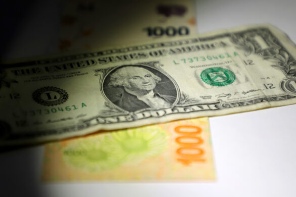 US dollars in the foreign exchange market.