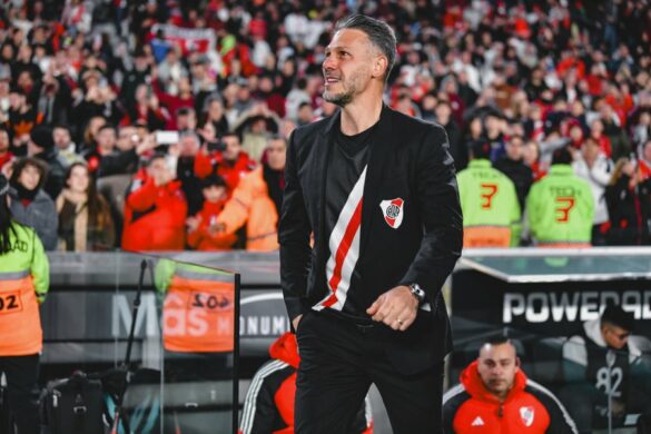 Martin Demichelis is out as River Plate head coach. Credit: River Plate