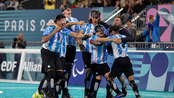Los Murciélagos won silver in the 2024 Paris Paraolympics. Credit: Argentina.gob