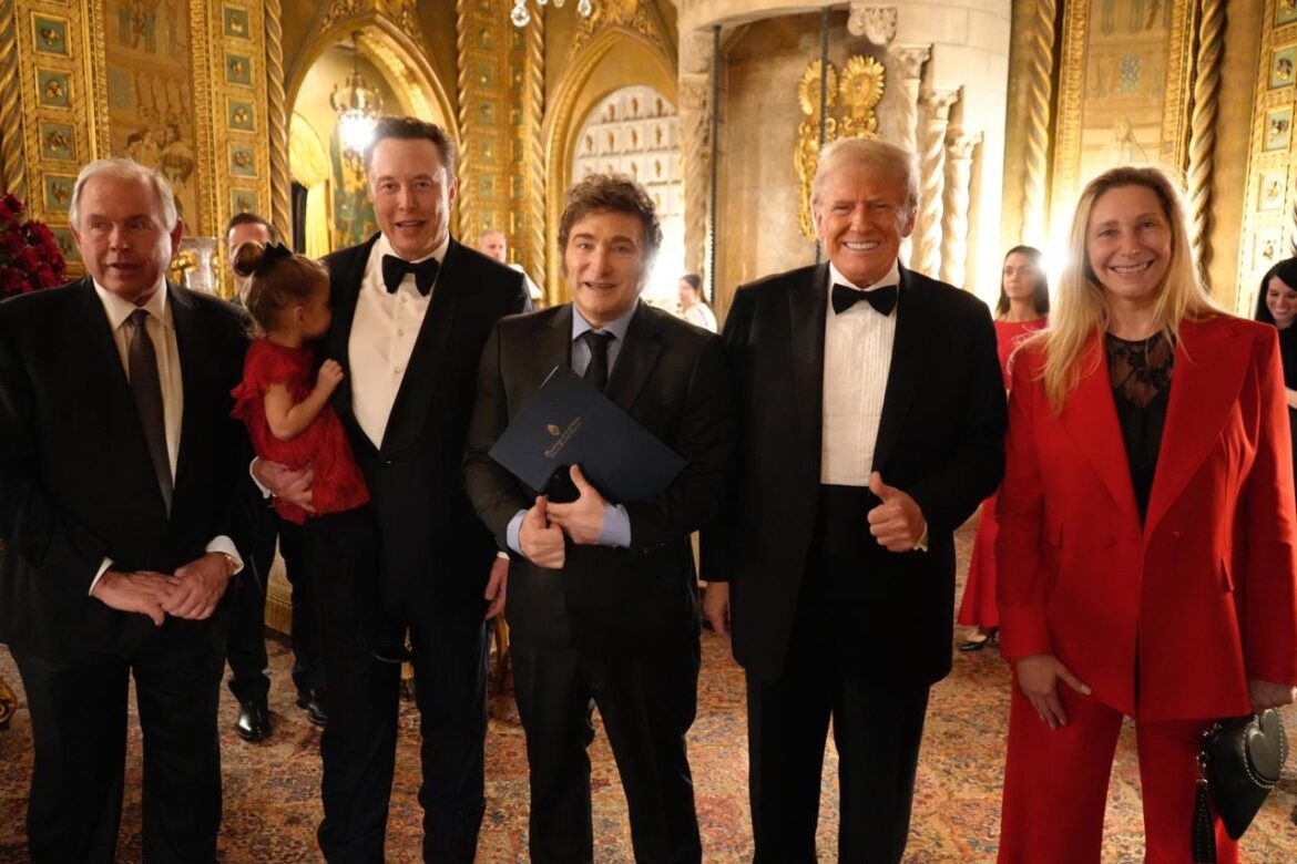 Donald Trump and Javier Milei. Credit: Presidential Press