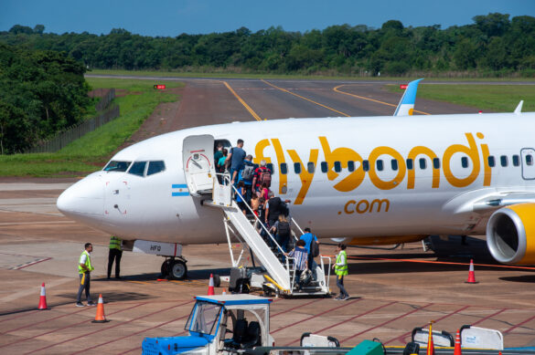 flybondi argentina plane flight
