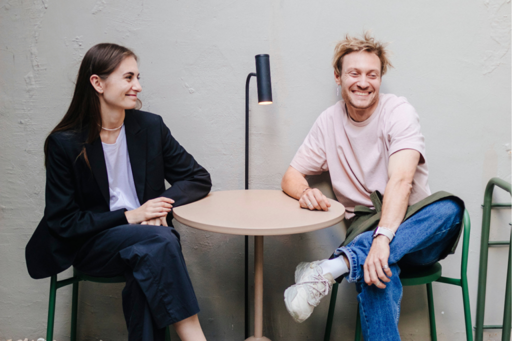 Konstantin Voronin and Kseniia Romantsova of Musgo. Photo: Courtesy of Musgo.