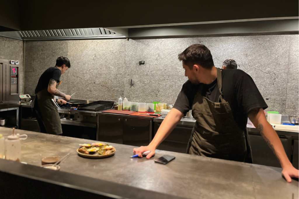 The kitchen at Musgo. Photo: Danielle Ames