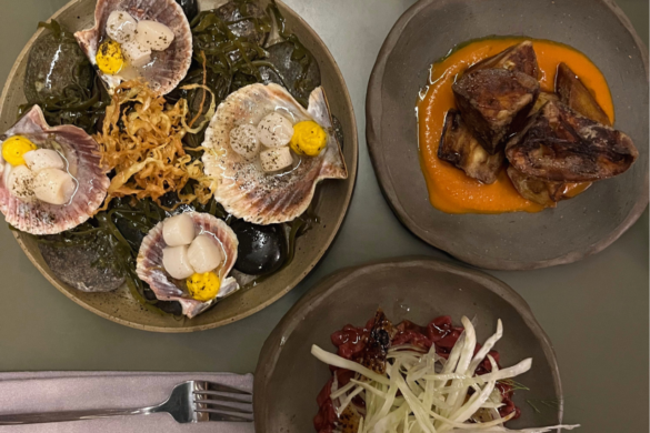 Mains at Musgo, an Asian-Scandi restaurant with Patagonian ingredients in Buenos Aires. Photo: Danielle Ames