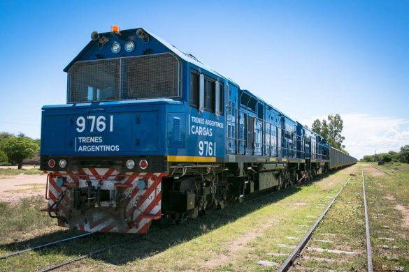 Cargo train in Argentina. Photo: Argentine government website