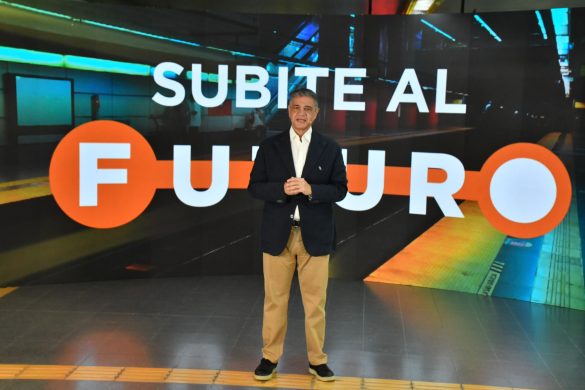 Jorge Macri announces new subway line. Credit: Buenos Aires City government