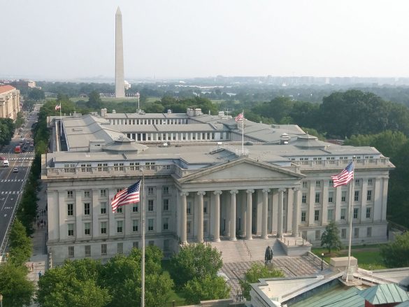 US Treasury Building.