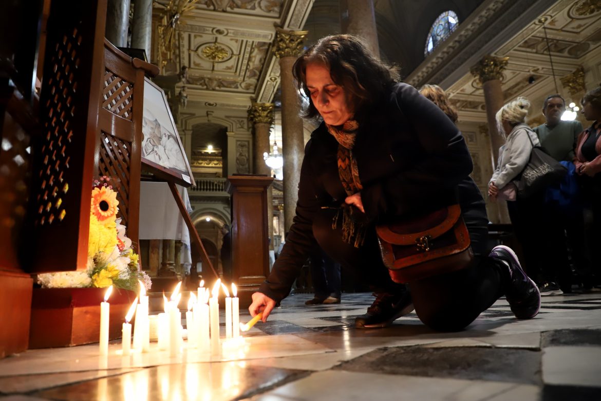 Pope Francis memorial. Credit: Mariano Fuchila