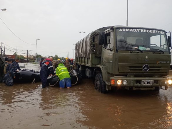 Floods Buenos Aires province. Credit: National Defense Ministry