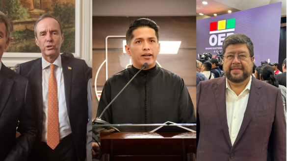 Bolivia 2025 election candidates Quiroga Andrónico Doria Medina