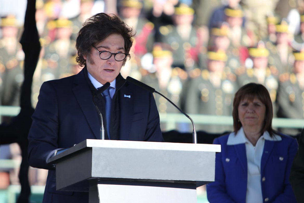 President Milei honored Flag Day in Buenos Aires. Credit: Presidential Press Office