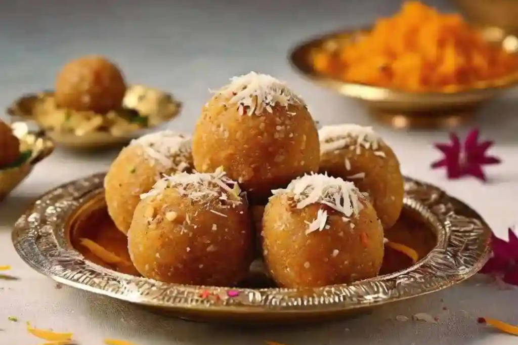 Laddoos con dulce de leche