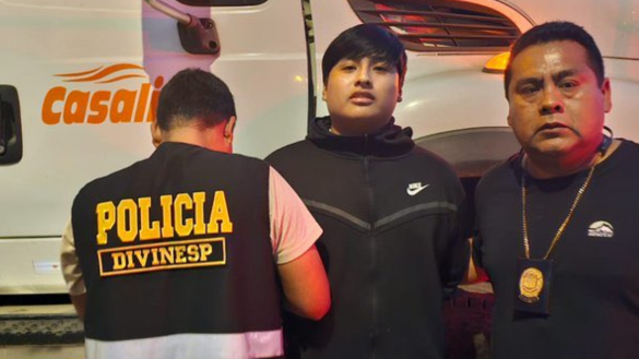 Valverde Victoriano Pequeño J arrested in Peru Photo Patricia Bullrich
