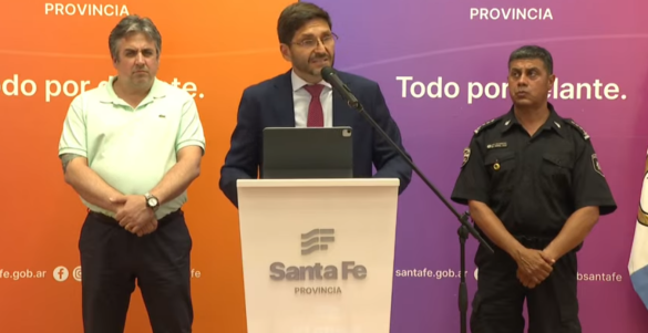 Maximiliano Pullaro's press conference